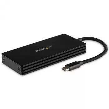 StarTech.com Caja para SSD M.2 para unidades M.2 SATA - USB 3.1 (10 Gbps) - USB-C