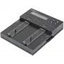 StarTech.com Duplicador y borrador autónomo de M.2 SATA y M.2 NVMe - Clonador/borrador de HDD/SSD para M.2 PCIe AHCI/NVMe, M.2 SATA, unidades SATA de 2,5/3,5 pulgadas - Borrador/duplicador de discos duros externo, TAA