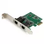 Tarjeta de red para servidor StarTech.com adaptador de red Gigabit PCI Express de doble puerto – PCIe-NIC