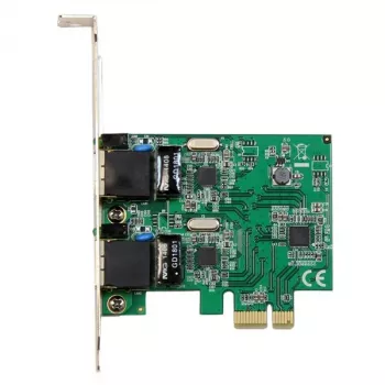 Tarjeta de red para servidor StarTech.com adaptador de red Gigabit PCI Express de doble puerto – PCIe-NIC