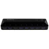Hub USB 3.0 de 10 puertos StarTech.com con puertos de carga y sincronización – 2 puertos de 1,5 A~Hub USB 3.0 de 10 puertos con puertos de carga y sincronización – 5 Gbit/s – 2 puertos de 1,5 A