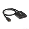 Splitter de vídeo HDMI de 2 puertos 4K StarTech.com – Splitter HDMI 1x2 – Alimentación por USB o fuente de alimentación – 4K 30 Hz