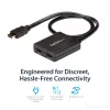 Splitter de vídeo HDMI de 2 puertos 4K StarTech.com – Splitter HDMI 1x2 – Alimentación por USB o fuente de alimentación – 4K 30 Hz
