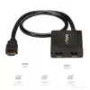 Splitter de vídeo HDMI de 2 puertos 4K StarTech.com – Splitter HDMI 1x2 – Alimentación por USB o fuente de alimentación – 4K 30 Hz