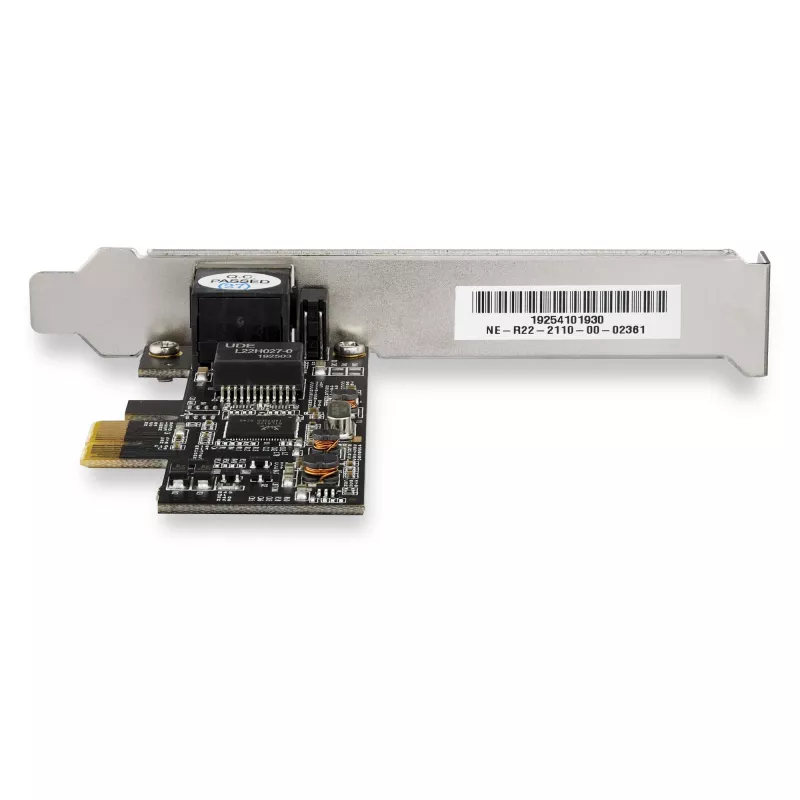 Tarjeta de red PCIe 2,5 Gbit/s 2.5GBASE-T StarTech.com, interna, cableada, PCI Express, Ethernet, 2500 Mbit/s, negra