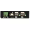 Hub USB 2.0 de 4 puertos StarTech.com - Hub USB-A industrial de metal - Montaje en carril DIN, pared o escritorio - Hub de datos USB - Hub de expansión USB conforme a TAA