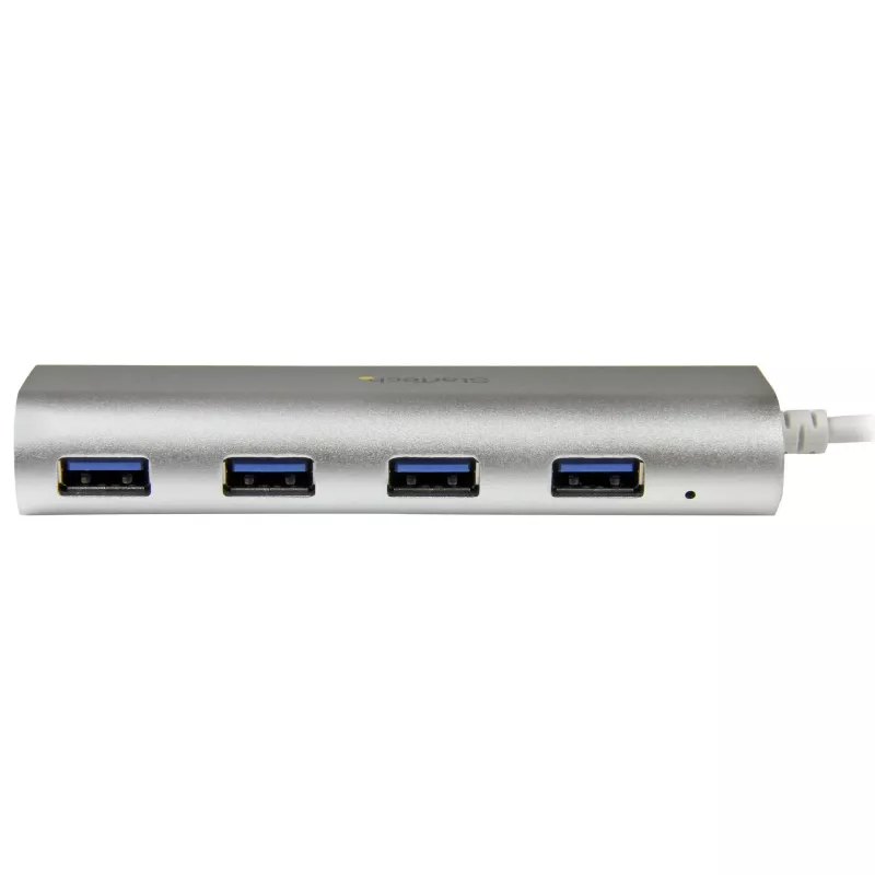 Hub USB de 4 puertos StarTech.com, USB A a 4 conectores USB-A, USB 5 Gbit/s, diseño robusto, alimentado por bus, hub USB 3.0 portátil para portátil