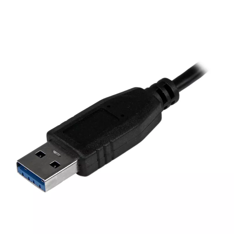 Mini hub USB 3.0 SuperSpeed de 4 puertos portátil StarTech.com - Negro~Mini hub USB 3.0 SuperSpeed de 4 puertos portátil - 5 Gbit/s - Negro