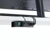 StarTech.com ST7200USBM hub USB 2.0 industrial de 7 puertos, carcasa metálica, protección ESD y contra sobretensiones, montaje en carril DIN/pared/escritorio, 7–24 V DC, conforme con TAA, negro