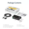 StarTech.com ST7200USBM hub USB 2.0 industrial de 7 puertos, carcasa metálica, protección ESD y contra sobretensiones, montaje en carril DIN/pared/escritorio, 7–24 V DC, conforme con TAA, negro