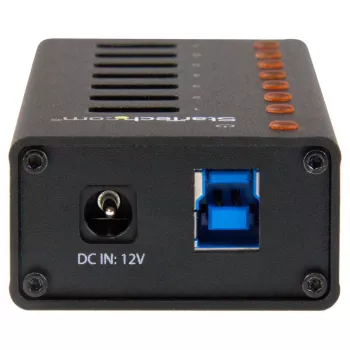 Hub USB 3.0 de 7 puertos StarTech.com - Carcasa de metal para escritorio o montaje en pared~Hub USB 3.0 de 7 puertos (5 Gbit/s) - Carcasa de metal para escritorio o montaje en pared