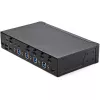 Switch KVM HDMI de 4 puertos StarTech.com – Monitor único 4K 60 Hz Ultra HD HDR – Switch KVM HDMI 2.0 de escritorio con hub USB 3.0 de 2 puertos (5 Gbit/s) y 4x USB 2.0 HID, audio – Conmutación por teclas de acceso rápido – TAA