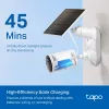 TP-Link Tapo A201 panel solar, 2,5 W, IP65, cable de 4 m, para cámaras con batería Tapo