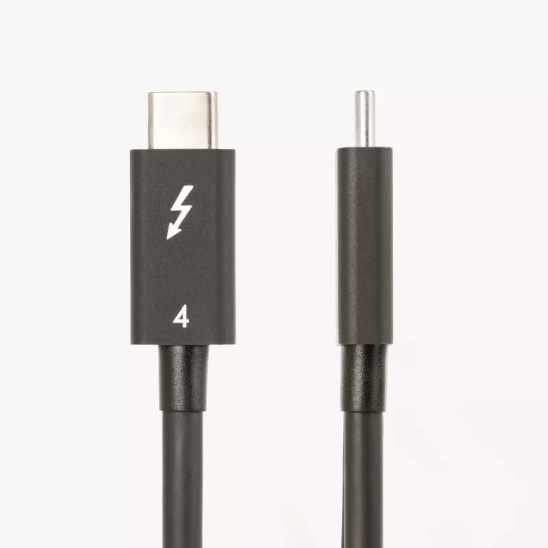 Cable Thunderbolt 4 de 3ft (1m) StarTech.com – 40 Gbit/s – 100 W PD – Vídeo 4K/8K – Cable Thunderbolt certificado por Intel – Compatible con USB4/Thunderbolt 3/USB 3.2/USB Type-C/DisplayPort