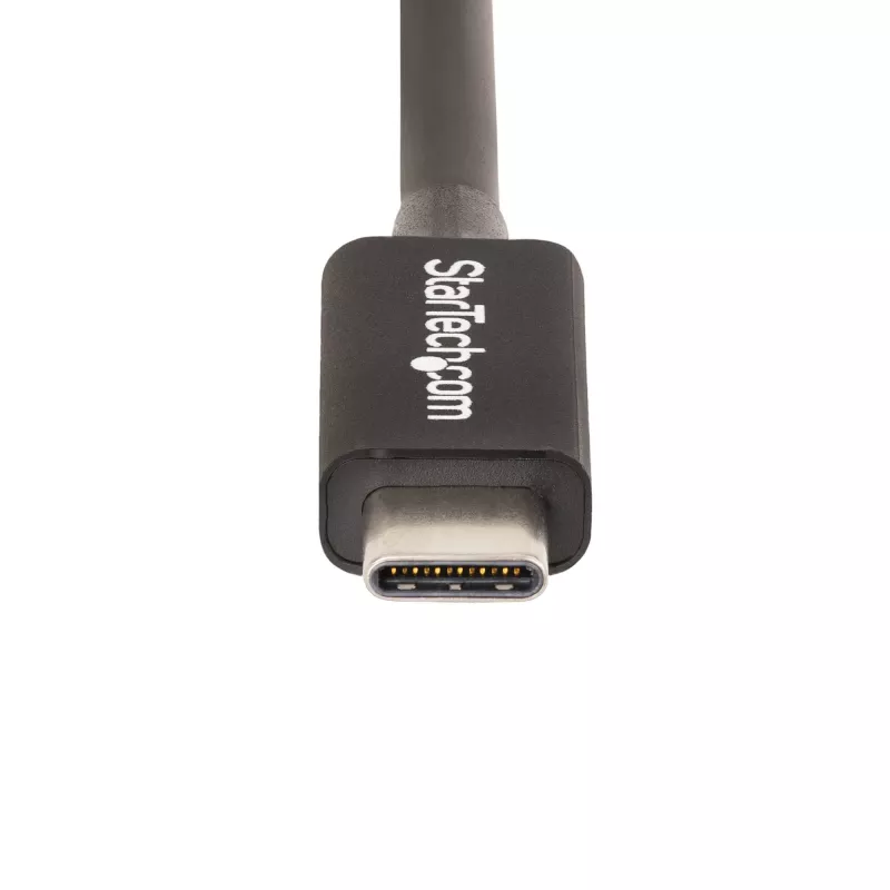 Cable Thunderbolt 4 de 3ft (1m) StarTech.com – 40 Gbit/s – 100 W PD – Vídeo 4K/8K – Cable Thunderbolt certificado por Intel – Compatible con USB4/Thunderbolt 3/USB 3.2/USB Type-C/DisplayPort