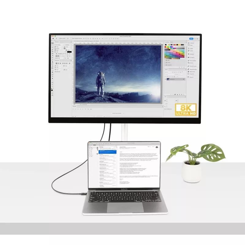 Cable Thunderbolt 4 de 3ft (1m) StarTech.com – 40 Gbit/s – 100 W PD – Vídeo 4K/8K – Cable Thunderbolt certificado por Intel – Compatible con USB4/Thunderbolt 3/USB 3.2/USB Type-C/DisplayPort