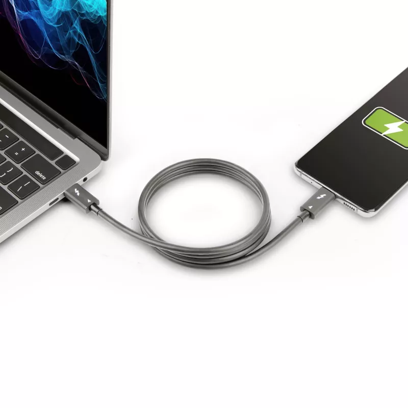 Cable Thunderbolt 4 de 3ft (1m) StarTech.com – 40 Gbit/s – 100 W PD – Vídeo 4K/8K – Cable Thunderbolt certificado por Intel – Compatible con USB4/Thunderbolt 3/USB 3.2/USB Type-C/DisplayPort