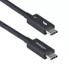 Cable Thunderbolt 5 de 3ft (1m) StarTech.com, 80 Gbit/s/Hasta 120 Gbit/s, 240 W PD, 8K 60 Hz, cable Thunderbolt certificado – Compatible con Thunderbolt 4/USB4/USB-C