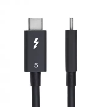 Cable Thunderbolt 5 de 3ft (1m) StarTech.com, 80 Gbit/s/Hasta 120 Gbit/s, 240 W PD, 8K 60 Hz, cable Thunderbolt certificado – Compatible con Thunderbolt 4/USB4/USB-C