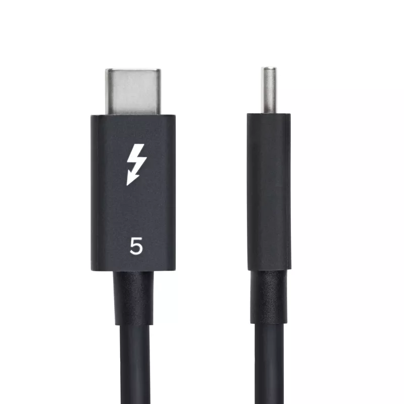 Cable Thunderbolt 5 de 3ft (1m) StarTech.com, 80 Gbit/s/Hasta 120 Gbit/s, 240 W PD, 8K 60 Hz, cable Thunderbolt certificado – Compatible con Thunderbolt 4/USB4/USB-C