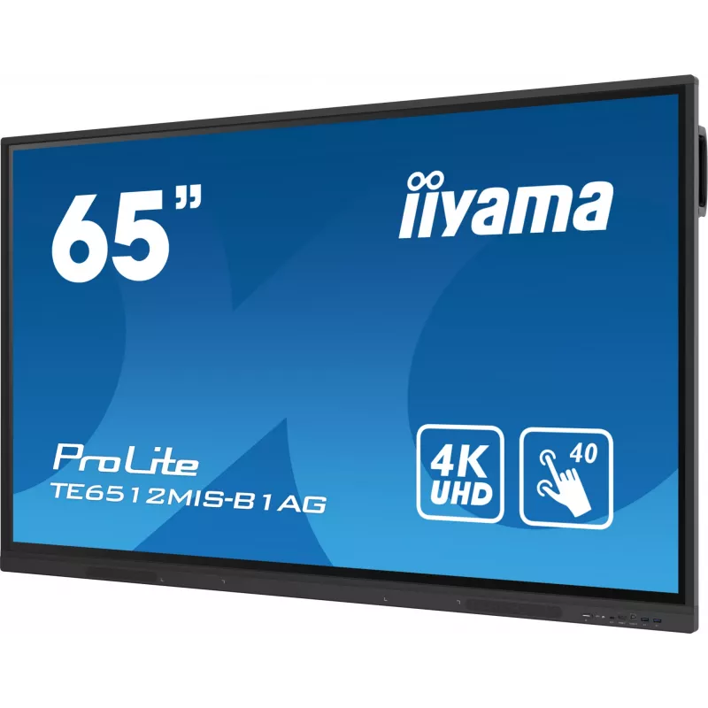 Pantalla táctil interactiva 4K UHD iiyama de 65