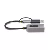 StarTech.com adaptador USB-C a Ethernet 2.5GbE con convertidor USB-A, NIC NBASE-T, USB 3.0 Type-C 2.5/1G red multivelocidad, compatible con Thunderbolt, Windows y Mac