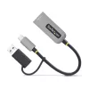 StarTech.com adaptador USB-C a Ethernet 2.5GbE con convertidor USB-A, NIC NBASE-T, USB 3.0 Type-C 2.5/1G red multivelocidad, compatible con Thunderbolt, Windows y Mac