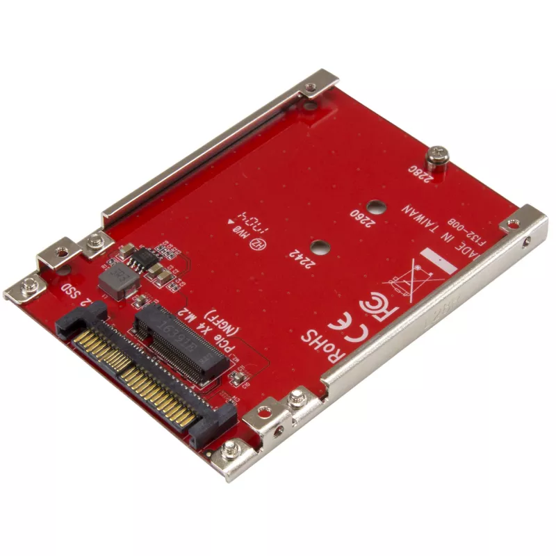 StarTech.com Adaptador host de unidad M.2 a U.2 (SFF-8639) para SSD M.2 PCIe NVMe