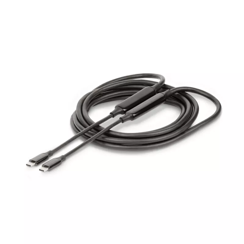 StarTech.com cable USB-C activo de 3 m (10 ft), USB 3.2 Gen 2 10 Gbit/s, cable largo de transferencia de datos USB Type-C, 60 W Power Delivery, 8K 60 Hz, modo alternativo DP 1.4 con HBR3/HDR10/MST/DSC 1.2/HDCP 2.2 – cable USB-C a USB-C
