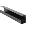 StarTech.com UDCMTRAY bandeja organizadora de cables para montaje bajo el escritorio, para escritorios regulables en altura, 60 x 11,4 x 7,6 cm, negra