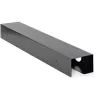 StarTech.com UDCMTRAY bandeja organizadora de cables para montaje bajo el escritorio, para escritorios regulables en altura, 60 x 11,4 x 7,6 cm, negra
