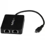 StarTech.com adaptador USB-C a doble Gigabit Ethernet con conexión USB (Type-A)