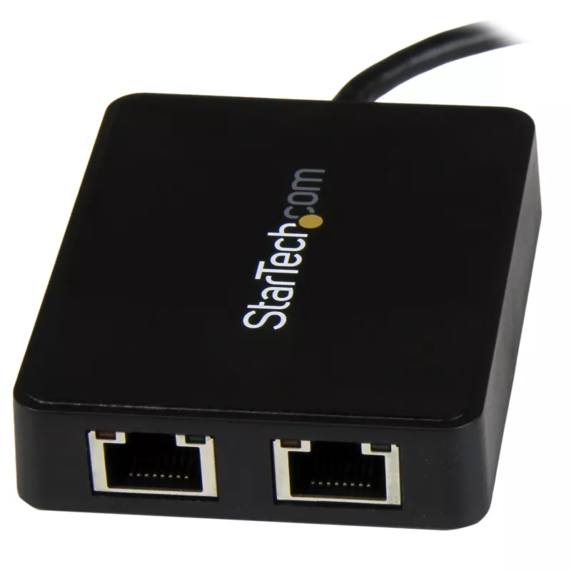StarTech.com adaptador USB-C a doble Gigabit Ethernet con conexión USB (Type-A)