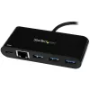 StarTech.com adaptador USB-C a Ethernet con hub USB 3.0 de 3 puertos y Power Delivery