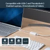 StarTech.com adaptador de red USB-C a Gigabit - blanco, con cable, USB Type-C, Ethernet, 5000 Mbit/s, blanco