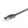 StarTech.com US2GA30 adaptador USB 3.0 Type-A a 2,5 Gigabit Ethernet, NBASE-T, 2.5GBASE-T, RJ45, 10/100/1000/2500 Mbps, negro/gris espacial
