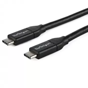StarTech.com cable USB-C a USB-C con 5A PD – M/M – 1 m – USB 2.0 – certificado USB-IF
