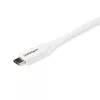 StarTech.com cable USB-C a USB-C con 5 A PD – M/M – blanco – 2 m – USB 2.0 – certificado USB-IF