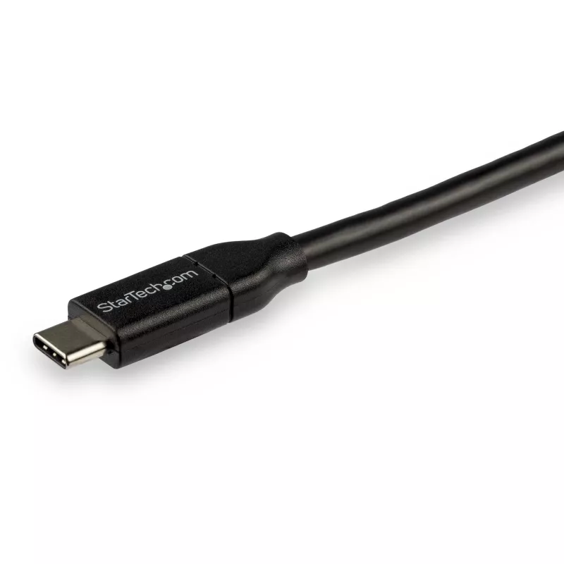 StarTech.com cable USB-C a USB-C con 5 A PD – M/M – 3 m (10 ft.) – USB 2.0 – certificado USB-IF