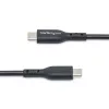 StarTech.com Cable de carga USB-C de 1 m (3 ft), cable USB-C, cable de carga para portátil USB 2.0 Type-C, 60W 3A Power Delivery, funda de TPE, cable de datos USB-C, M/M