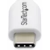 StarTech.com Cable de carga USB-C blanco de 2 m, cable USB-C, cable de carga para portátil USB 2.0 Type-C, 60W 3A Power Delivery, funda de TPE, cable de transferencia de datos USB-C, M/M