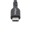StarTech.com Cable de carga USB-C de 3 m (9.8 ft), cable USB-C, cable de carga para portátil USB 2.0 Type-C, 60W 3A Power Delivery, funda de TPE, cable de transferencia de datos USB-C, M/M
