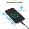 StarTech.com Cable de carga USB-C de 3 m (9.8 ft), cable USB-C, cable de carga para portátil USB 2.0 Type-C, 60W 3A Power Delivery, funda de TPE, cable de transferencia de datos USB-C, M/M