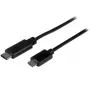 StarTech.com USB2CUB50CM cable de USB-C a Micro-USB B, macho/macho, USB 2.0, compatible con Thunderbolt 3, 0,5 m, negro