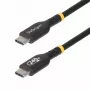 StarTech.com Cable de carga USB-C de 2 m, cable USB-C certificado USB-IF, 240 W PD EPR, cable de carga para portátil USB 2.0 Type-C, cable de transferencia de datos USB-C, funda de TPE, M/M