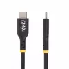 StarTech.com Cable de carga USB-C de 2 m, cable USB-C certificado USB-IF, 240 W PD EPR, cable de carga para portátil USB 2.0 Type-C, cable de transferencia de datos USB-C, funda de TPE, M/M