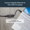 StarTech.com Adaptador de red USB 3.0 a Gigabit Ethernet, 10/100/1000 Mbit/s, USB a RJ45, adaptador USB 3.0 a LAN, adaptador Ethernet USB 3.0 (GbE), conforme a TAA