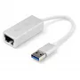 StarTech.com Adaptador de red USB 3.0 a Gigabit - Plateado, con cable, USB, Ethernet, 2000 Mbit/s, Plateado