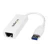 StarTech.com Adaptador de red USB 3.0 a Gigabit Ethernet, 10/100/1000 Mbit/s, USB a RJ45, adaptador USB 3.0 a LAN, adaptador Ethernet USB 3.0 (GbE), conforme a TAA