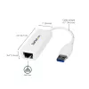 StarTech.com Adaptador de red USB 3.0 a Gigabit Ethernet, 10/100/1000 Mbit/s, USB a RJ45, adaptador USB 3.0 a LAN, adaptador Ethernet USB 3.0 (GbE), conforme a TAA